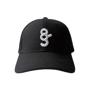 8G SHOOT LOGO CLASSIC BASEBALL-CAP -BLACK / WHITE-