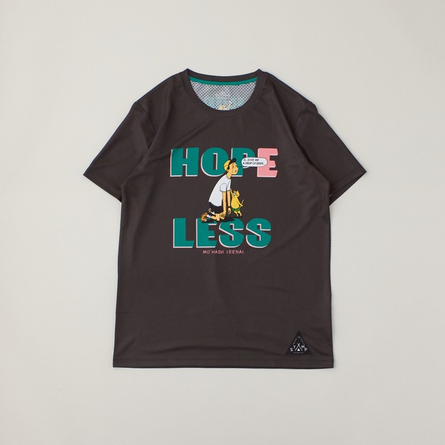 STAMP RUN&CO（スタンプランアンドコー）STAMP GRAPHIC RUN TEE (HOP(E) LESS -GLOOMY-) ランニングTシャツ ユニセックス