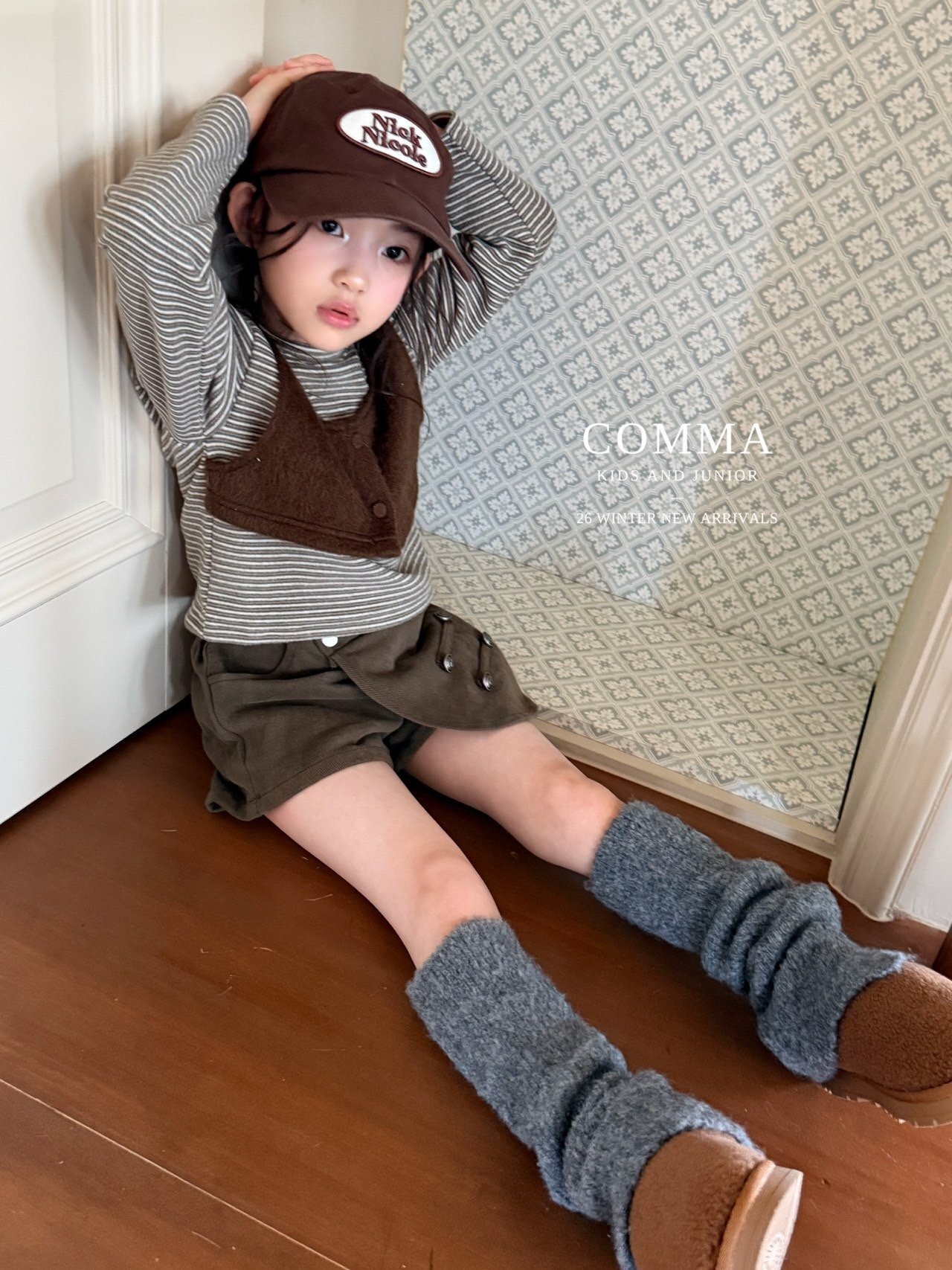 COMMA［取寄］wrap skirt pants 26winter