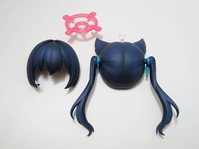 再入荷【2596】 黒見セリカ 髪パーツ ケモ耳ツインテール　ねんどろいど