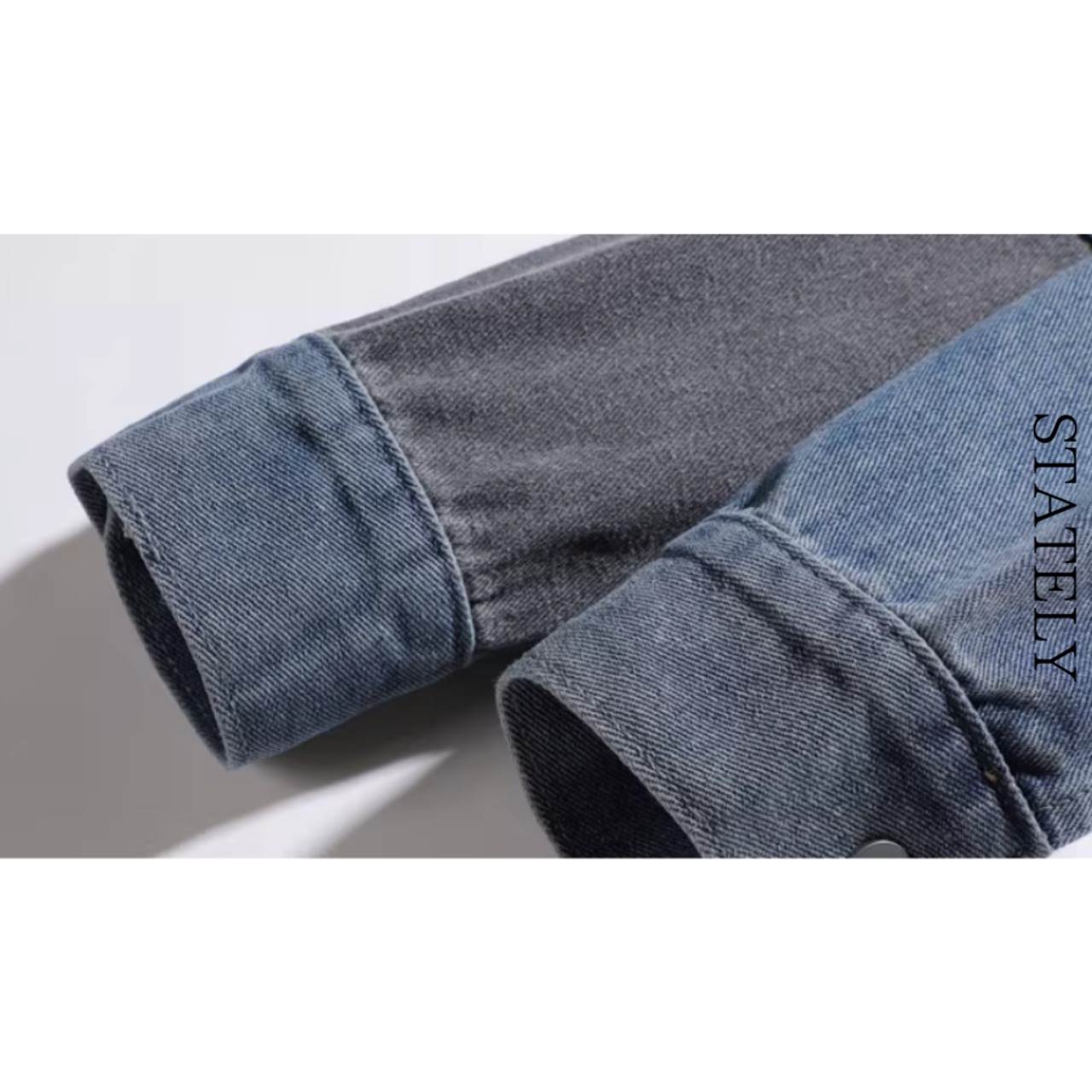 Patchwork Denim シャツ_T226・画像4