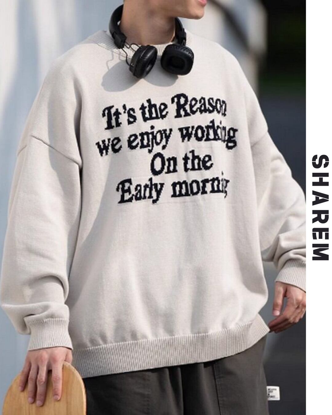 thick knit sweater B0135