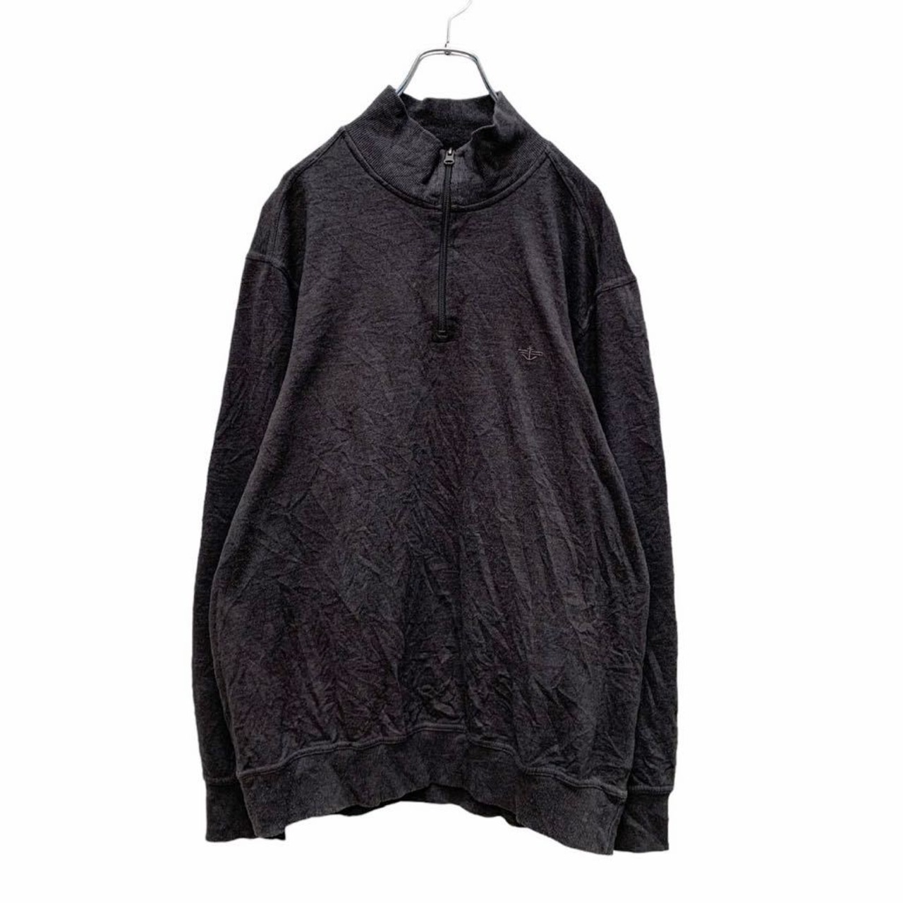 DOCKERS ハーフジップ スウェット プルオーバー XL グレー ドッカーズ 