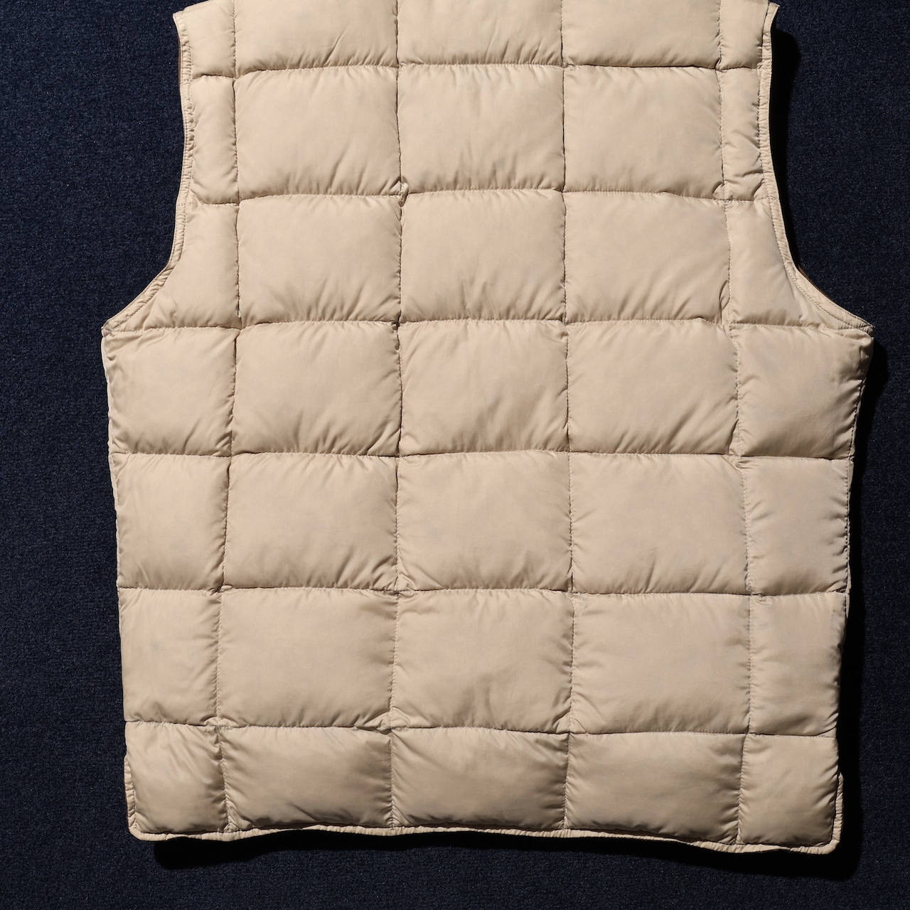 極美品 M ブラウン ベージュ Eddie Bauer Downlight Vest エディーバウアー グース ダウンライトベスト