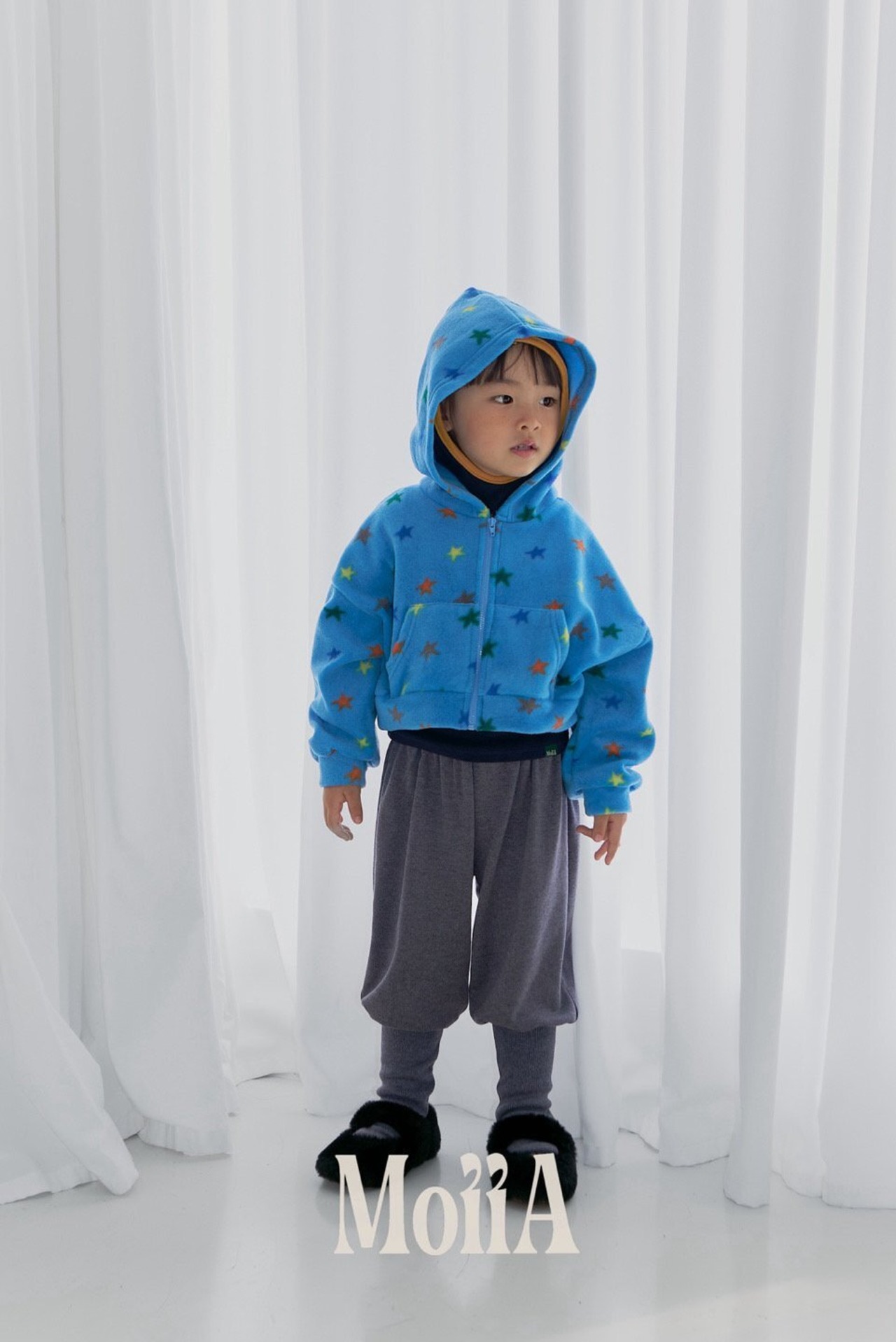 Moiia［取寄］star hood zipup 26winter