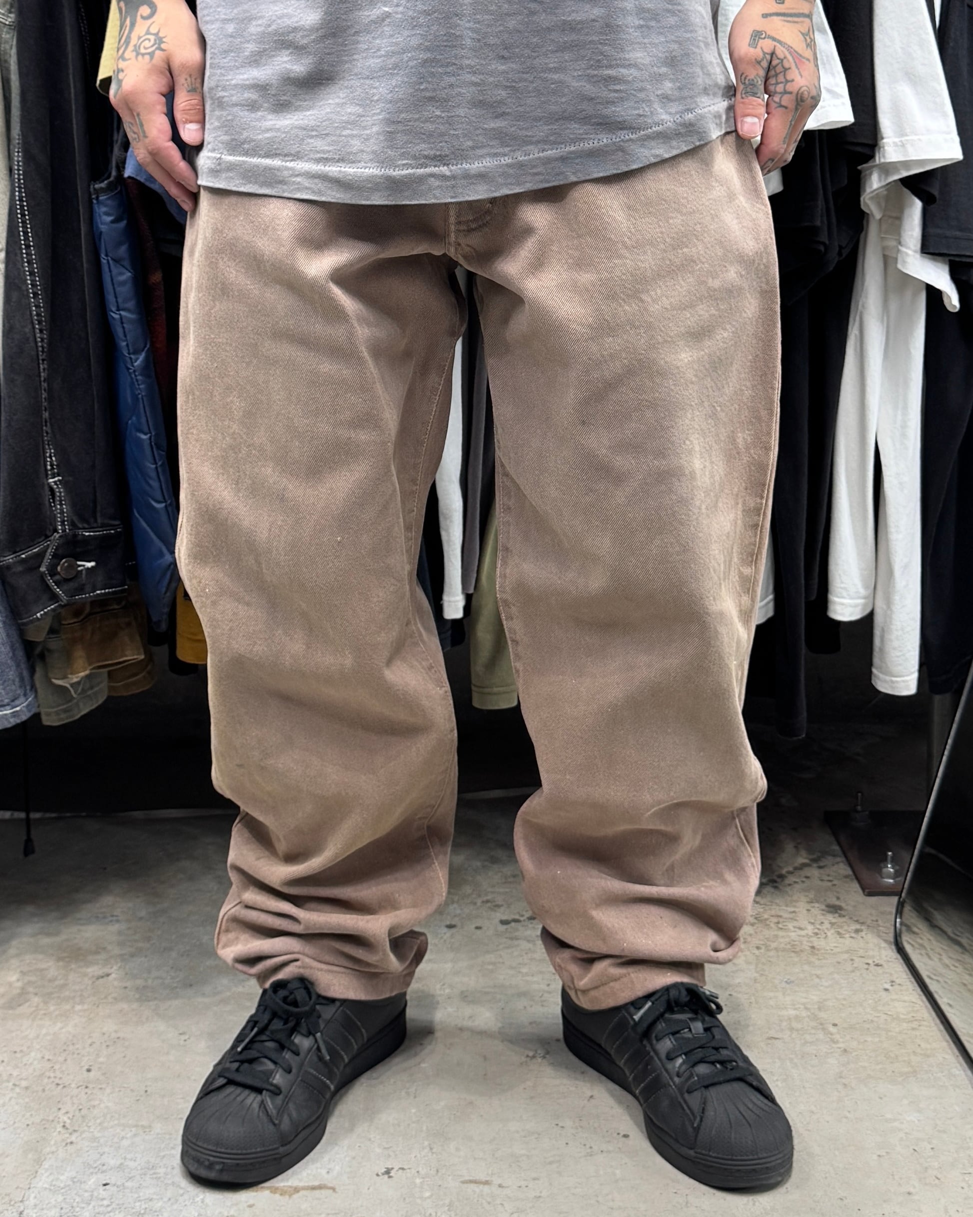 Special!!】80's~90's old stussy Religion Pattern Beach Shorts