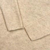 新品 タグ付き Leilian レリアン ラメ ビジュー タートルネック リブ編み 長袖 ウール ニット セーター 9/アイボリー 系 レディース