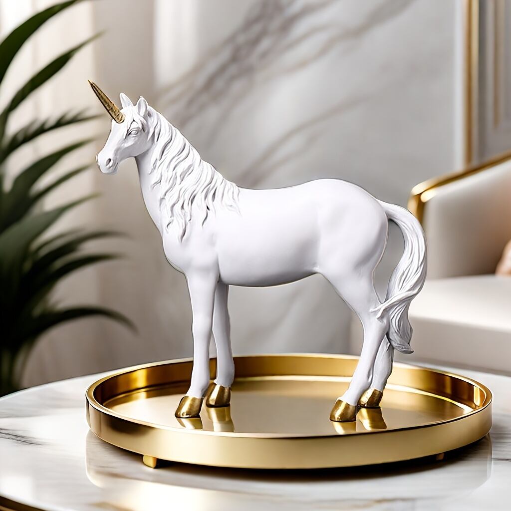 オブジェ ユニコーン エレガント おしゃれ かわいい インテリア 置物