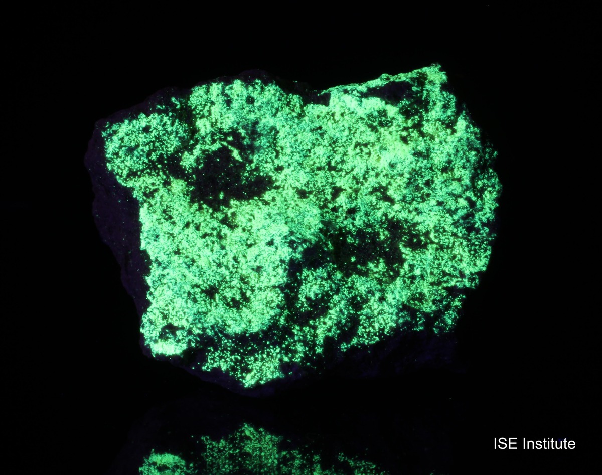 リン灰ウラン石 Autunite アメリカ産 | ISE Institute ISE鉱物隕石科学研究所