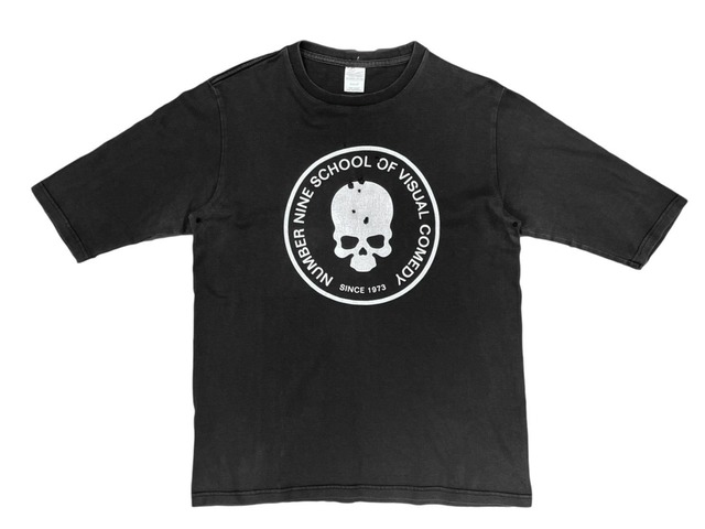 NUMBER (N)INE 01SS SKULL TEE BLACK 4 60JL1648