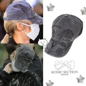 在庫少なめ★RIIZE ウォンビン 着用!!【KONIC SECTION】Vol.7 Washed Embroidery Cap