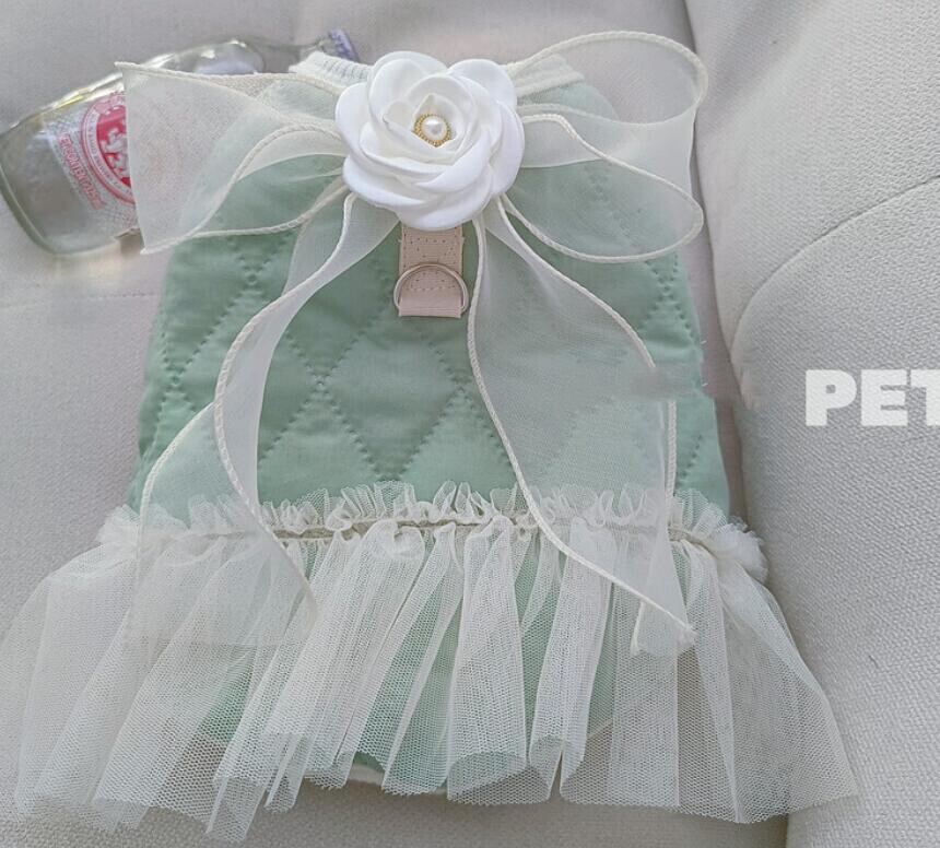 《予約》3101296 グリーンベールワンピース