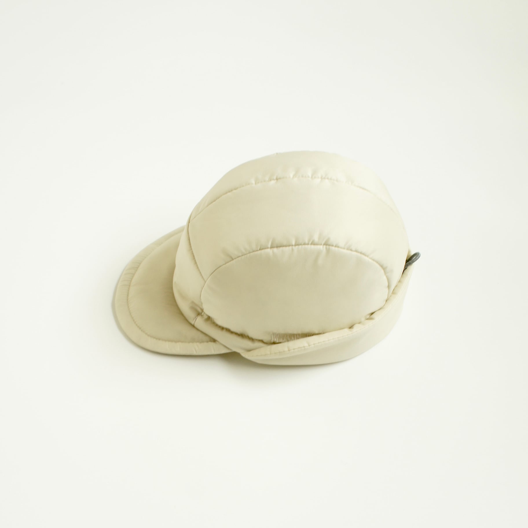 〈 MOUN TEN. 25AW 〉ear muffs puffcap "帽子" / M(54-58cm) / oyster