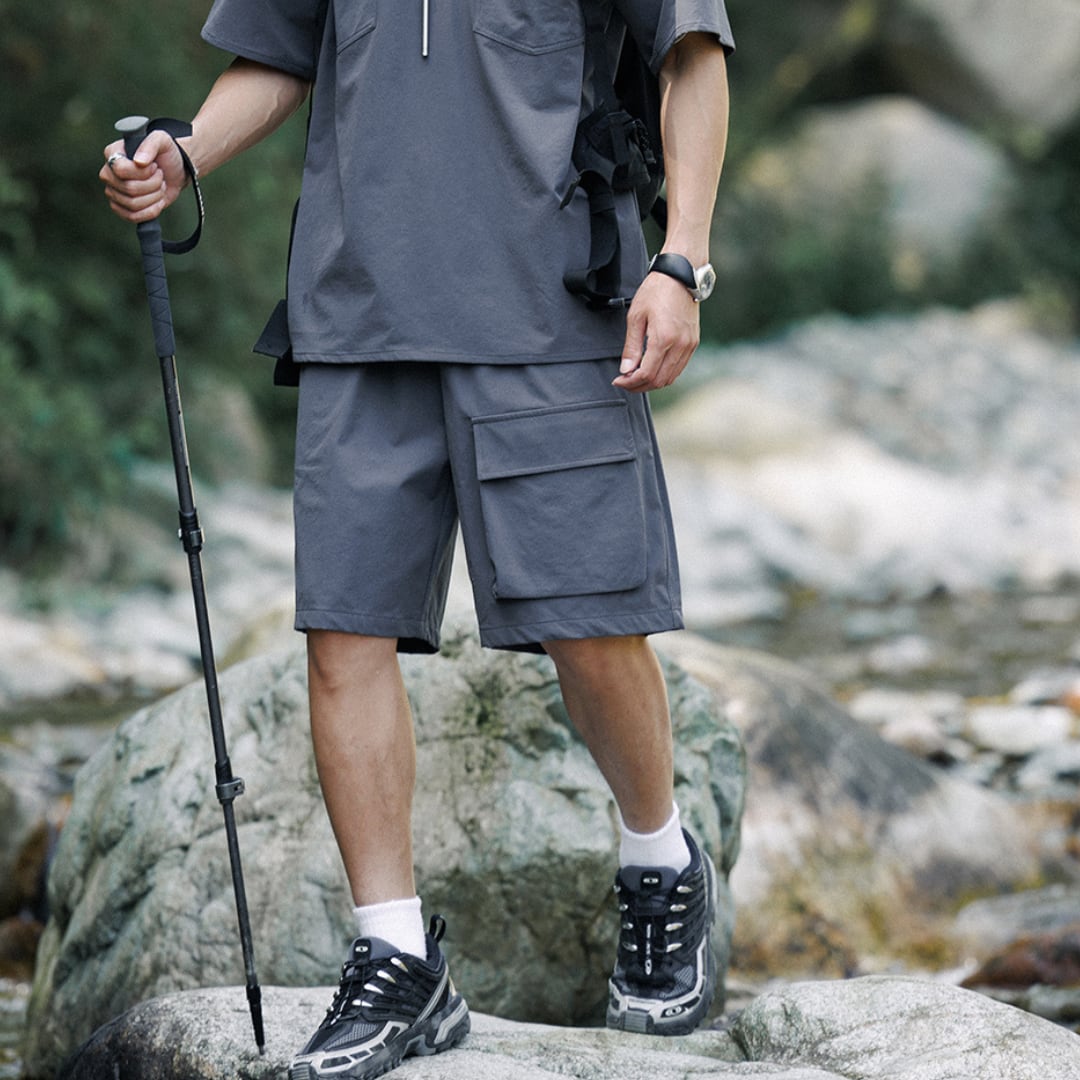 カーゴポケットウエストゴムハーフパンツ setup対応 A18464