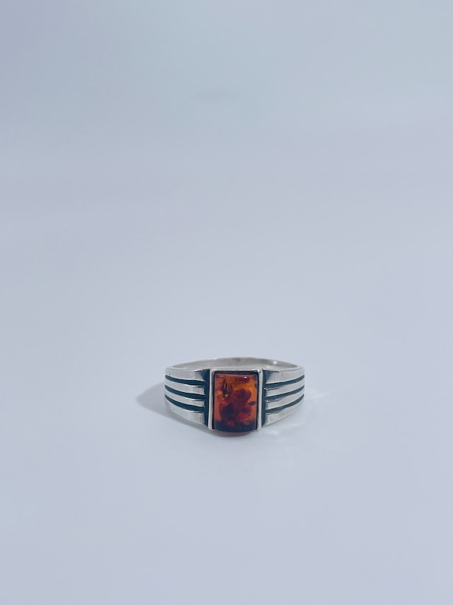 Amber Signet Ring -Denmark-