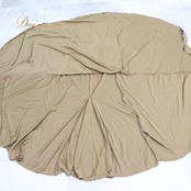 フラメンコ 衣装 ファルダ スカート 無地 レッスン 練習着 タイト 伸縮 ストレッチ パーティ 発表会 軽い カーキ系 ブラウン系 薄手 お洒落 シンプル レディース ダンス 衣装 軽やか