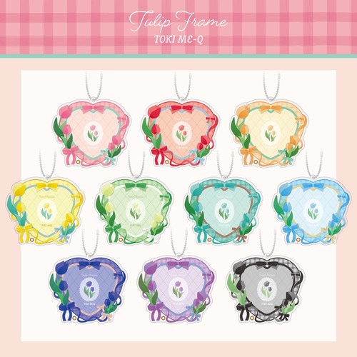 ハート型チューリップフレーム