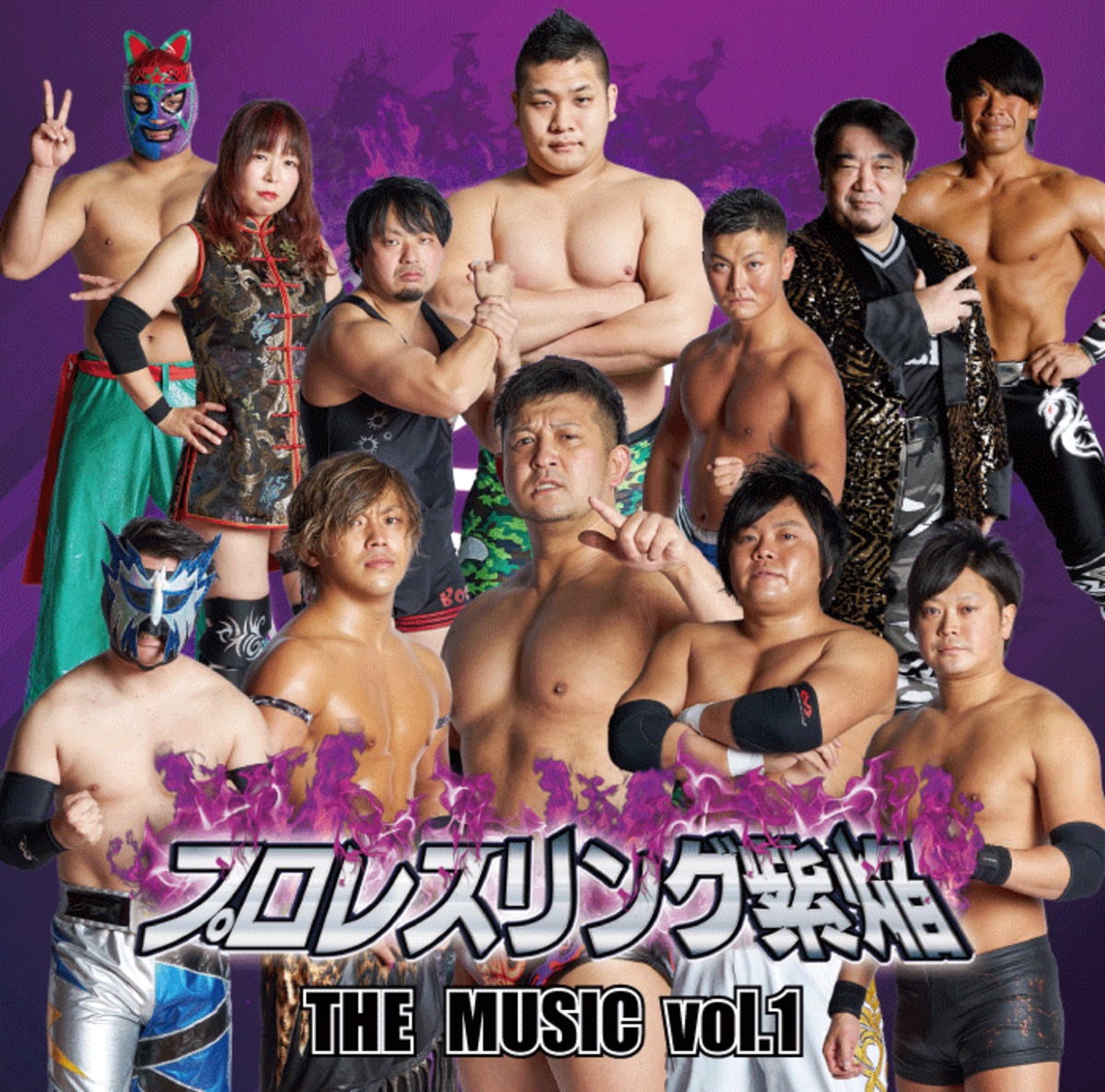 THE MUSIC vol.1(入場曲CD) | プロレスリング紫焔