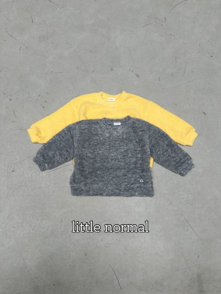 ※11/23まで5%OFF予約【little normal】simple knit mtm/S-JS