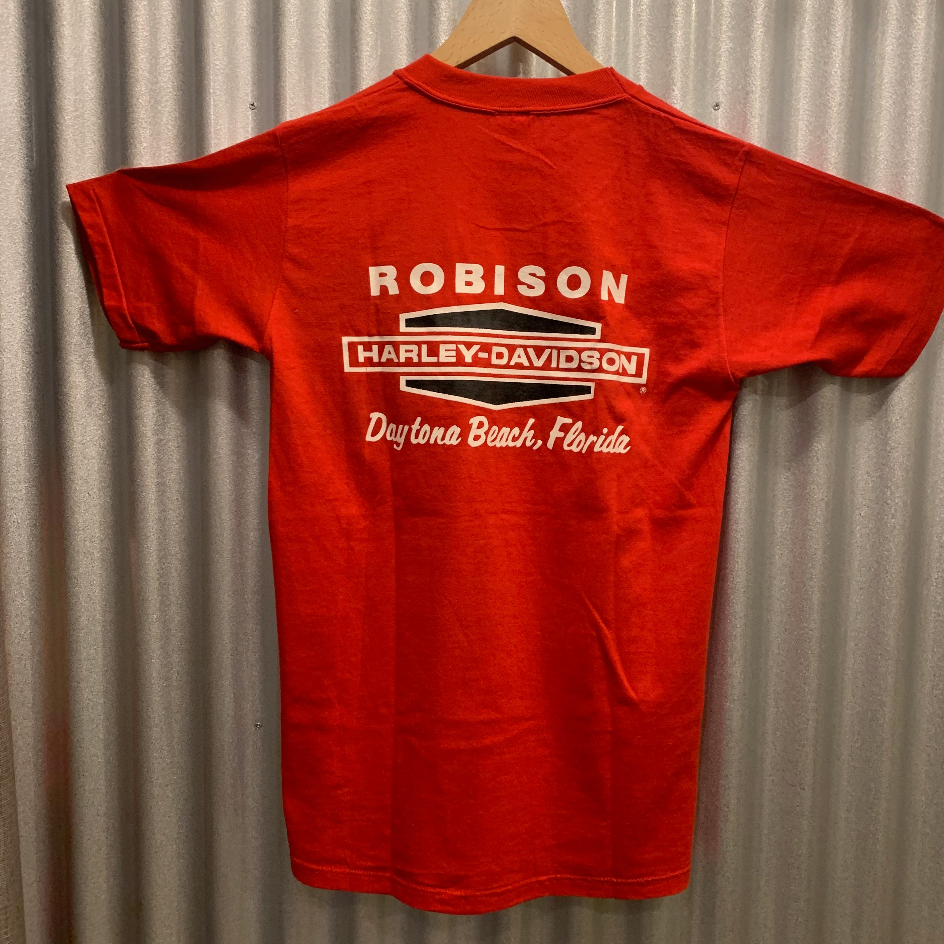 Harley Davidson red color t-shirts ハーレー・ダヴィッドソン デット