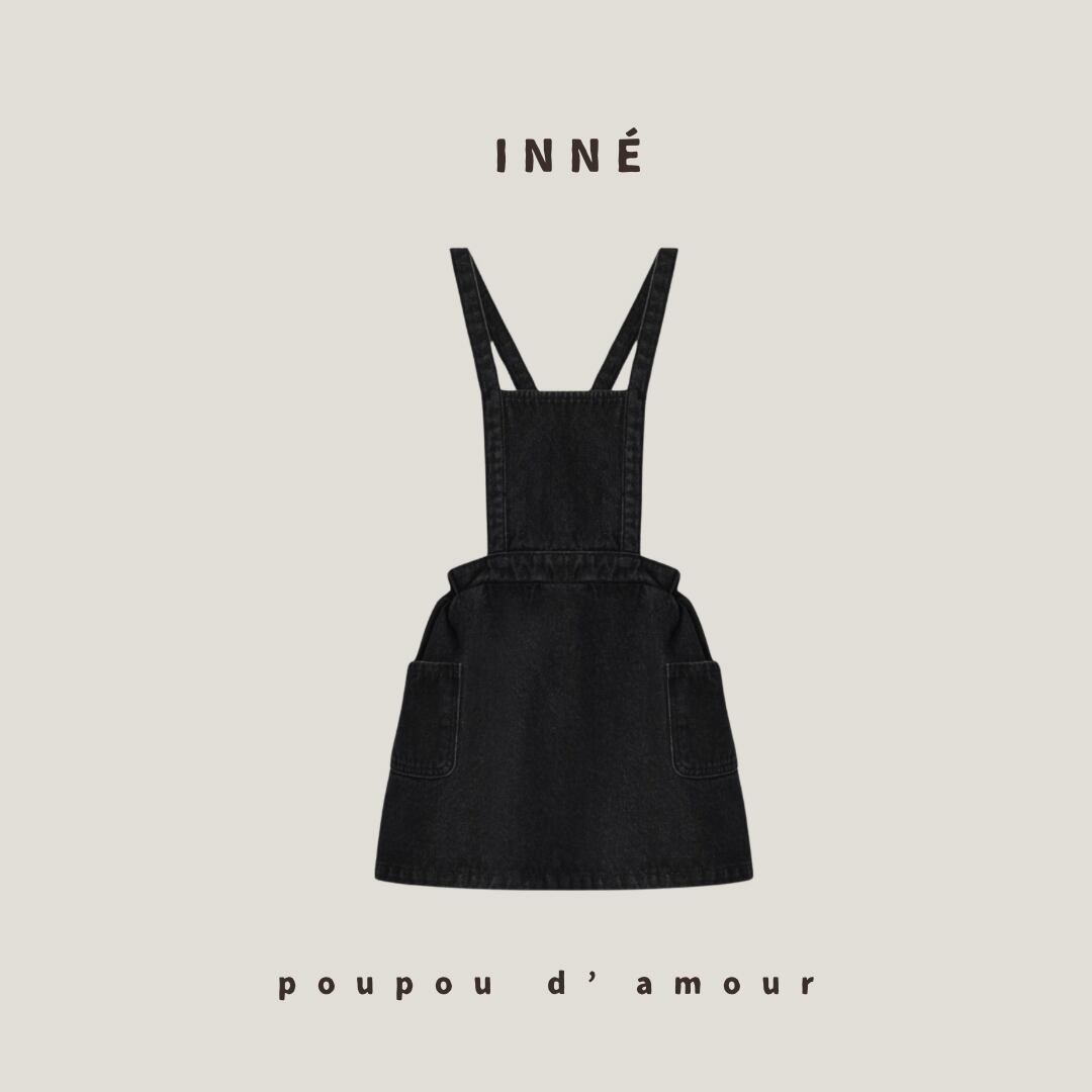【予約】INNÉ| denim pinafore