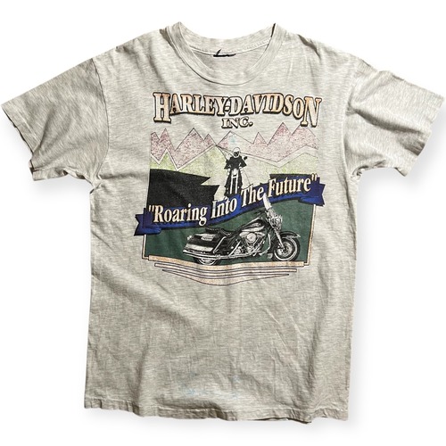 90s~ "Harley Davidson" 10th Anniversary T-Shirts / "ハーレーダビッドソン" 半袖Tシャツ 袖・裾シングル 10周年記念