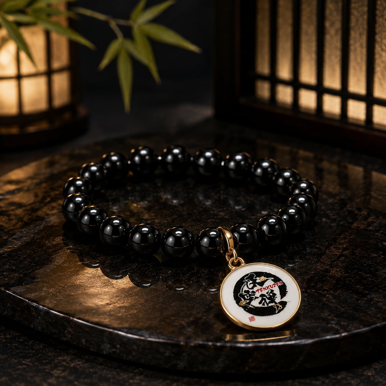 黒護(こくご)|モリオンブレスレット|お寺でご祈祷済み|黒水晶|天然石ブレスレット|パワーストーンブレスレット|縁切り|悪縁切り|魔除け|厄除け|厄払い|災難除け|浄化|開運|お守り|禅 (ZEN)|【天空禅】