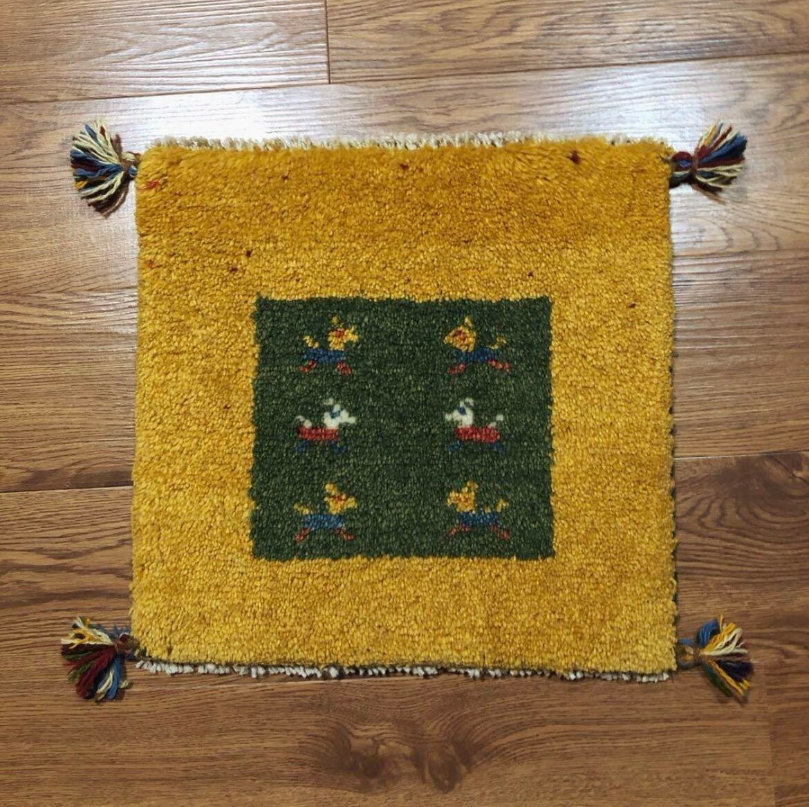 ペルシャギャッベ (ギャベ) チェアマット 椅子の座布団 No.GS-1293