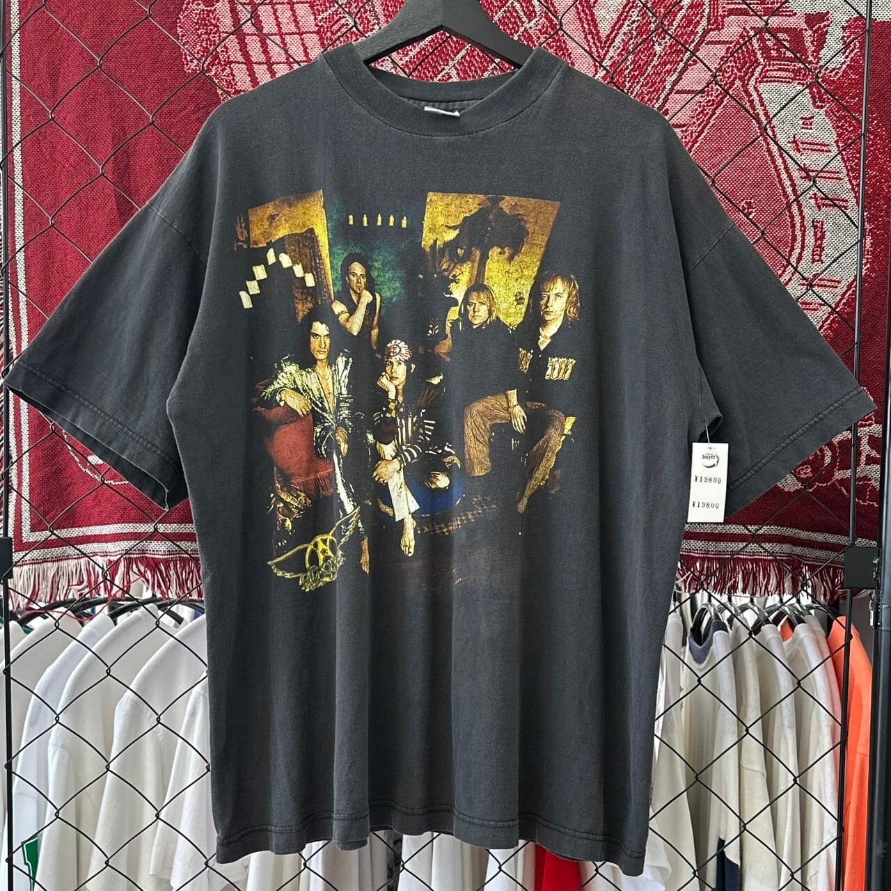 90s エアロスミス ツアー バンド系 半袖Tシャツ デザインプリント XL ...