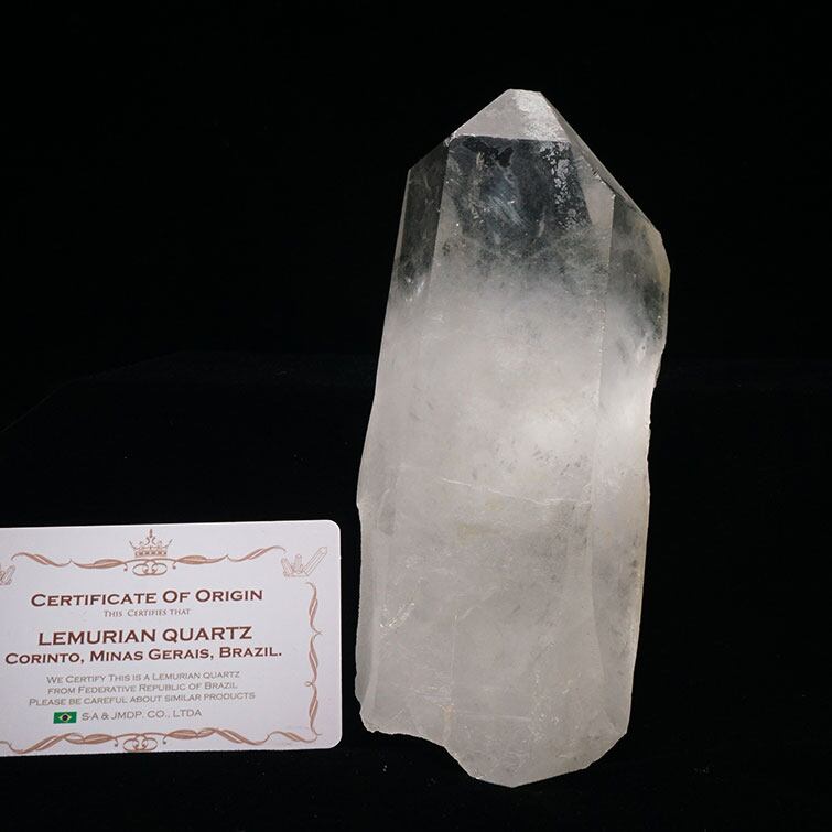 レムリアンシード 水晶 原石 セルフヒールド ブラジル ミナスジェライス州 コリント産 証明書付属 一点物 281-213