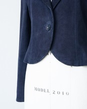 〈CHANEL〉Suede Cropped Jacket 02C