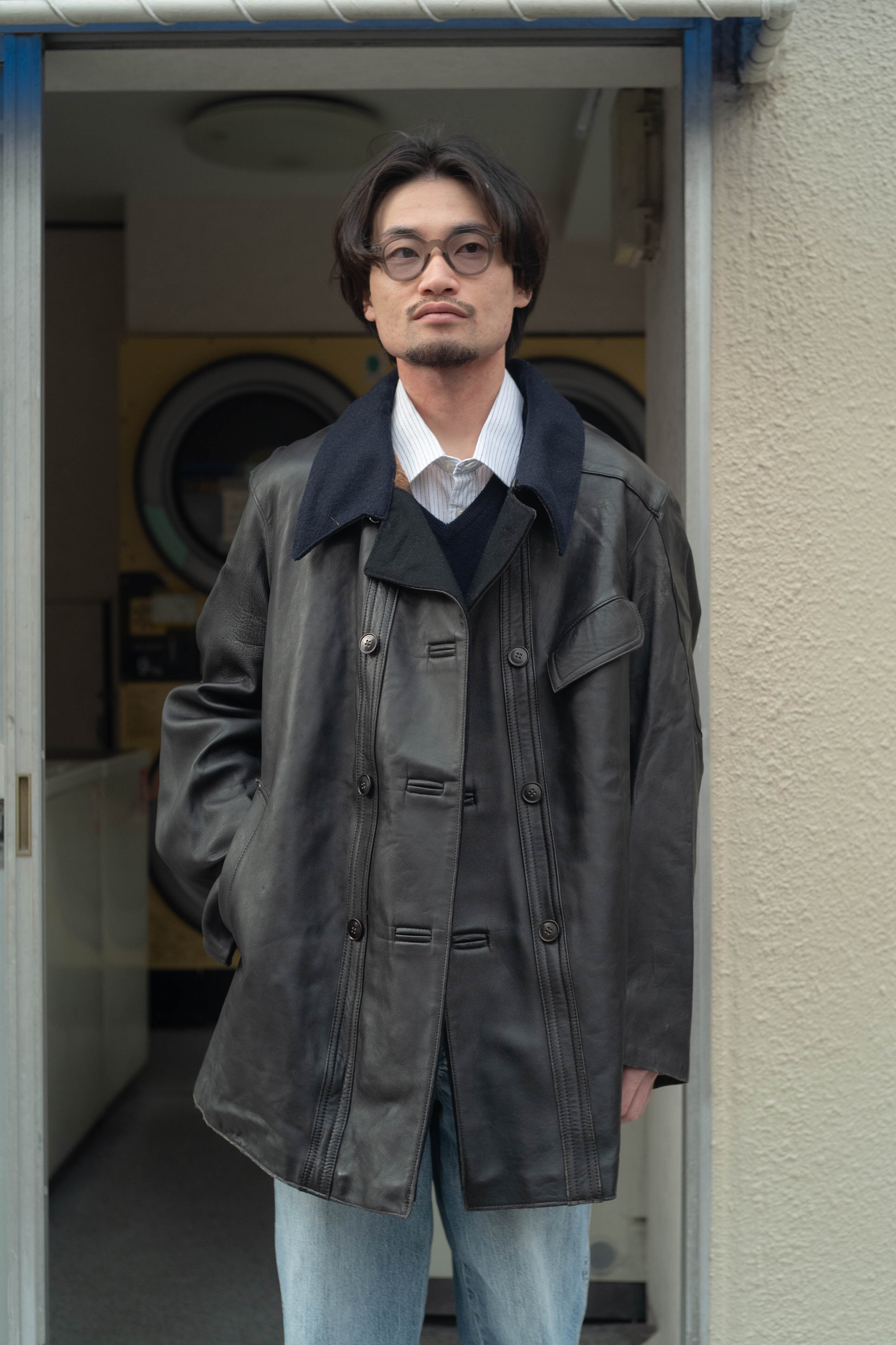 1950-60s フランス ウール襟のコルビジェジャケット 78 | militaria