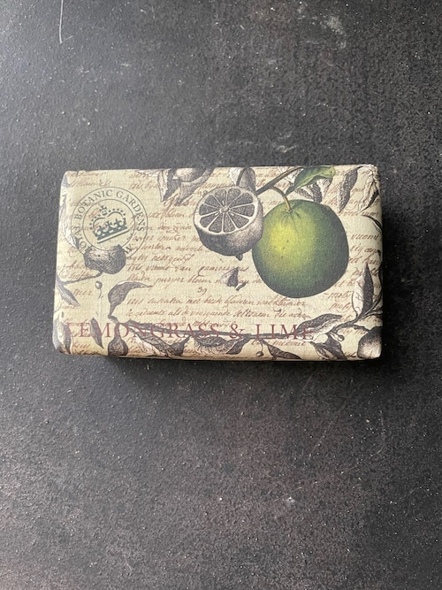 【English Soap Company･KEW GARDEN】Luxury Shea Soaps　Lemongrass & Lime