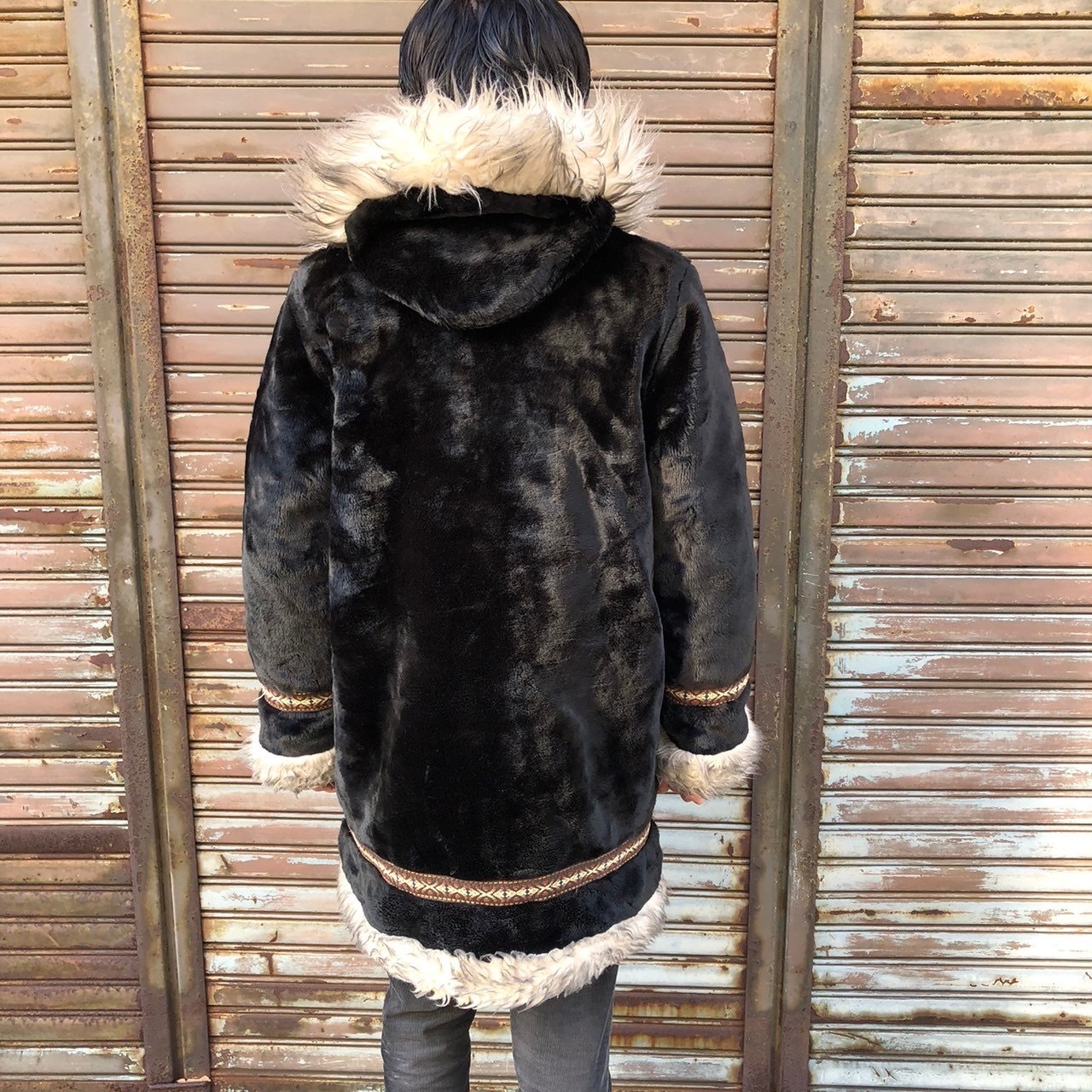 良品 70s USA製 STEARNS エスキモー パーカー グースダウン 