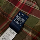 Ralph Lauren Sport ラルフローレン スポーツ 肩レザーパッチ チェック柄 長袖 ネルシャツ 6/165/92A /レディース/ハンティング