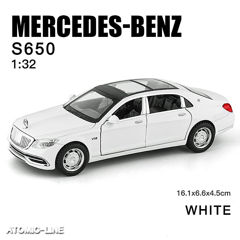 Mercedes Benz マイバッハ S650 1/32 ミニカー 全4色 ライト点灯 Mercedes Benz マイバッハ S650 1/32 ミニカー 全4色 ライト点灯