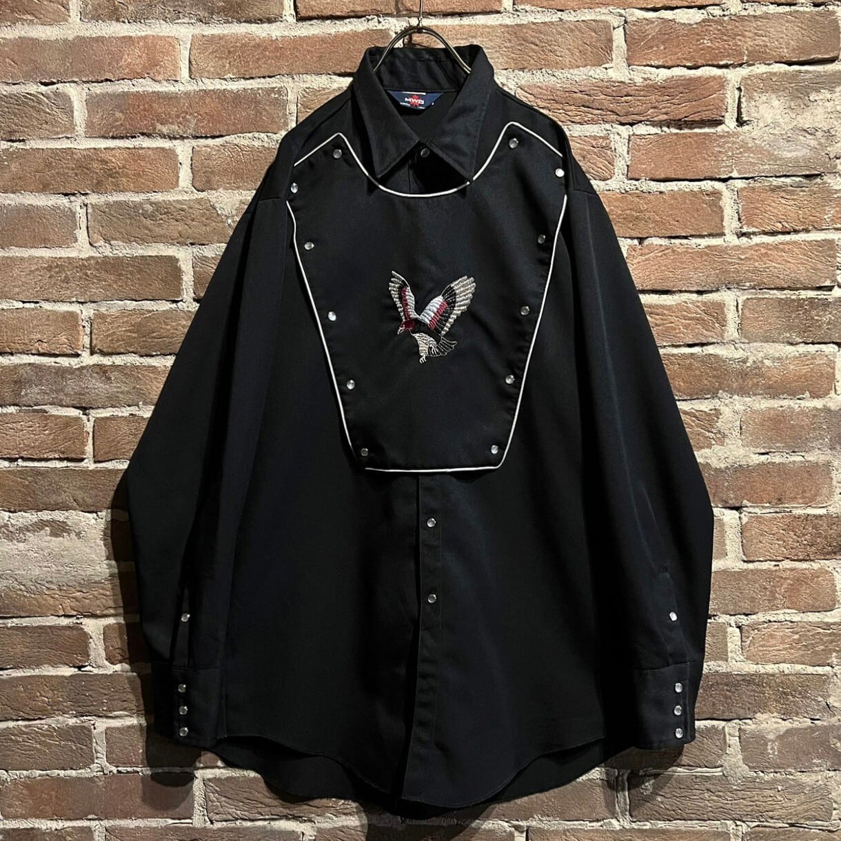 Caka act3】Eagle Embroidery Design Loose Cavalry Shirt