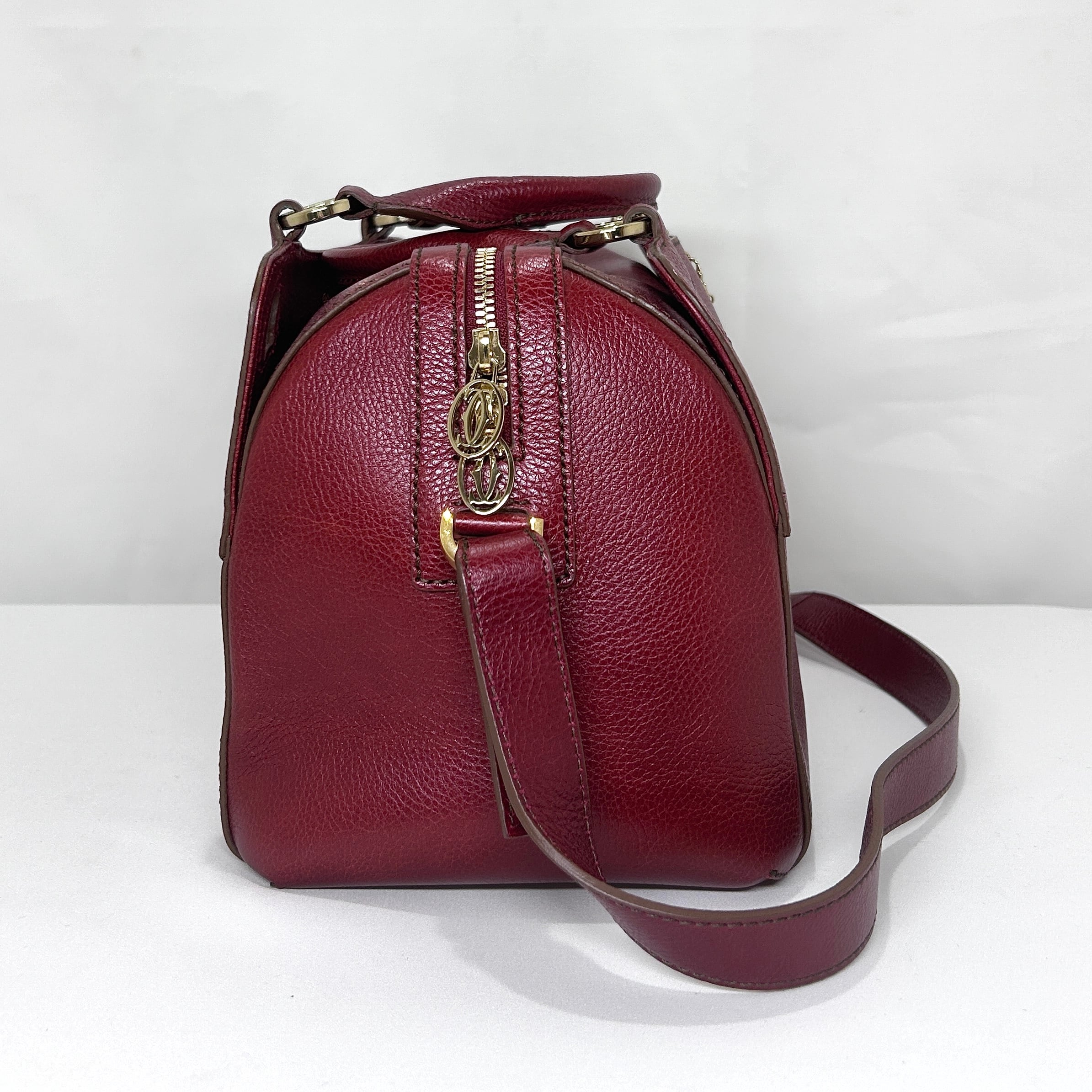 Cartier カルティエ マルチェロ 2way ミニボストンバッグ Cartier カルティエ マルチェロ 2way ミニボストンバッグ