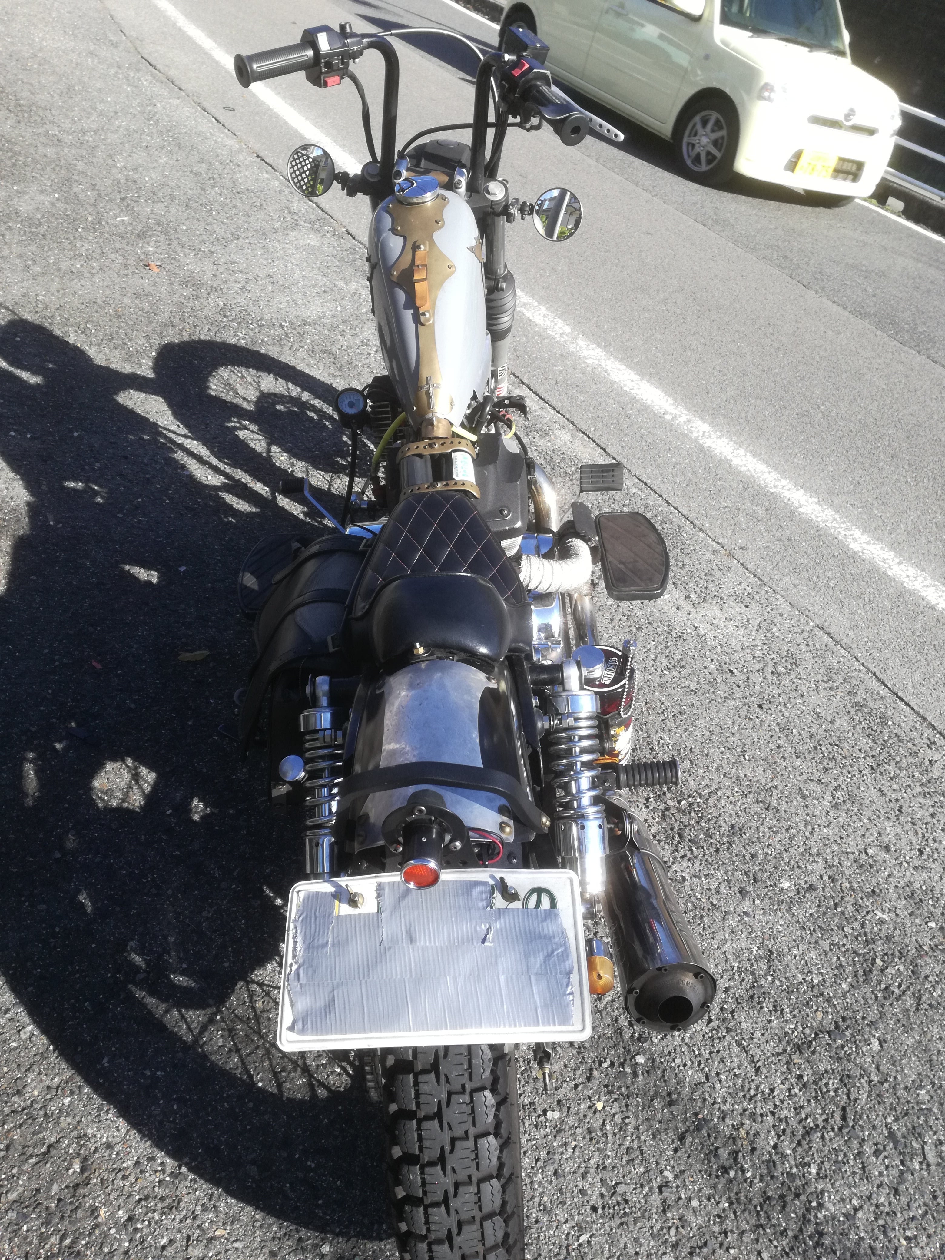 ドラッグスター250 ラビットハンドル ライザーレス-