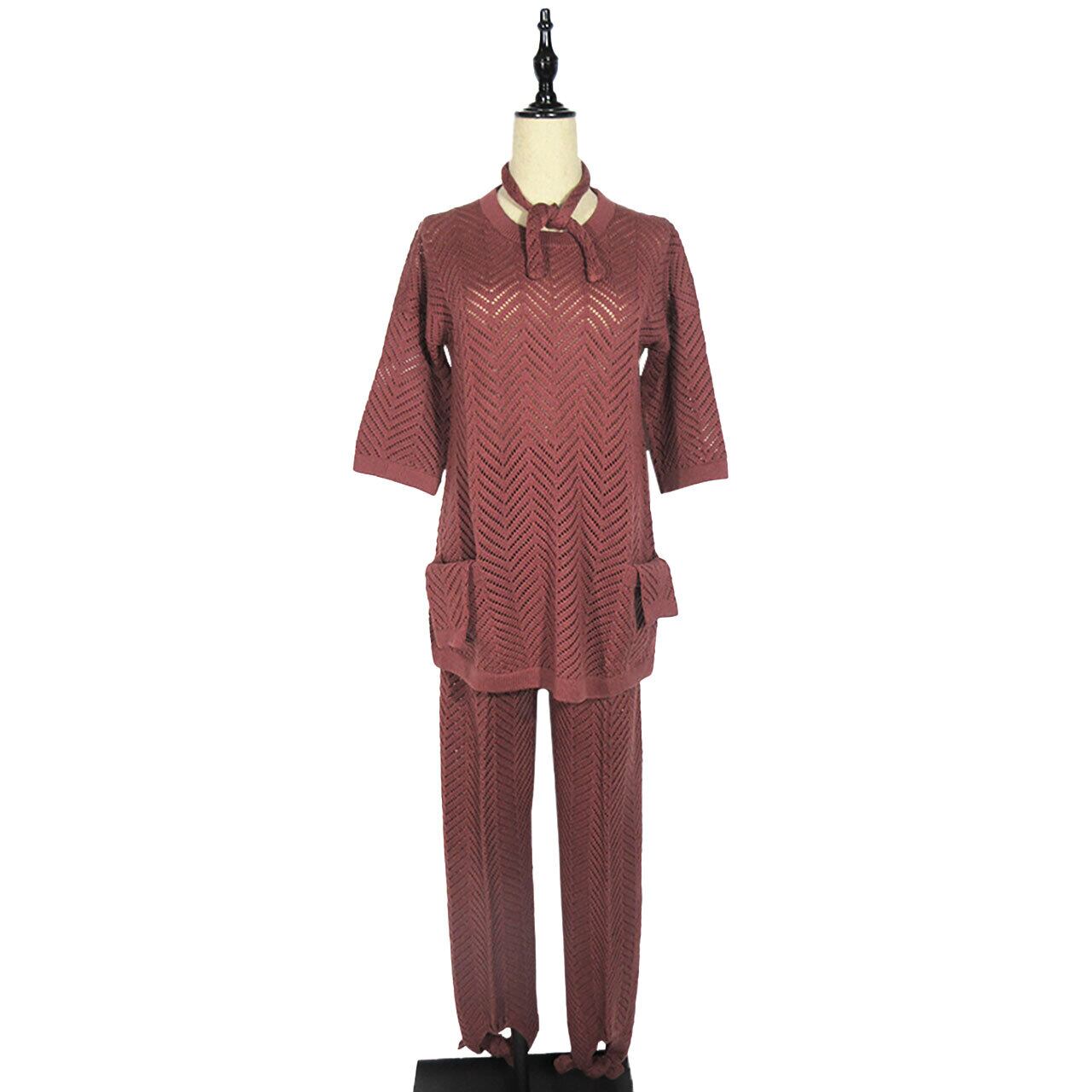 トップス Azuki. 401 AZUKI TOPS アズキ トップス ☆ ウール100％ ニット リスト