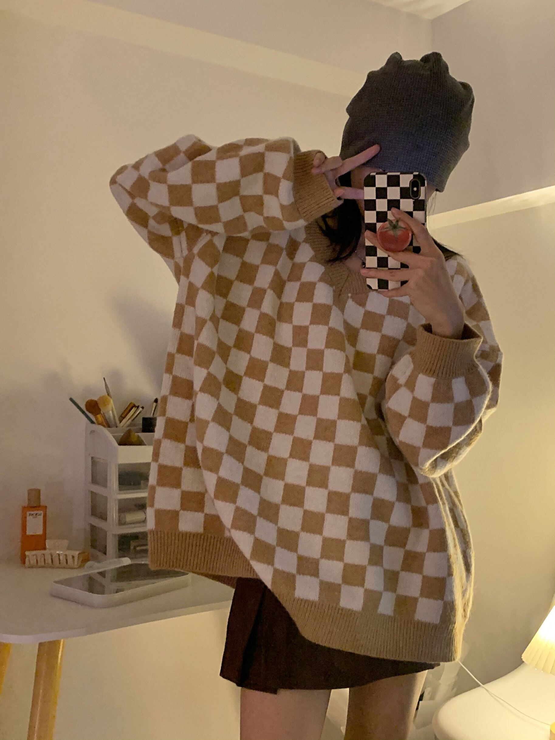 ルーズセーター オータムカジュアルトップス コート ロング 秋物 モンロー7991765385