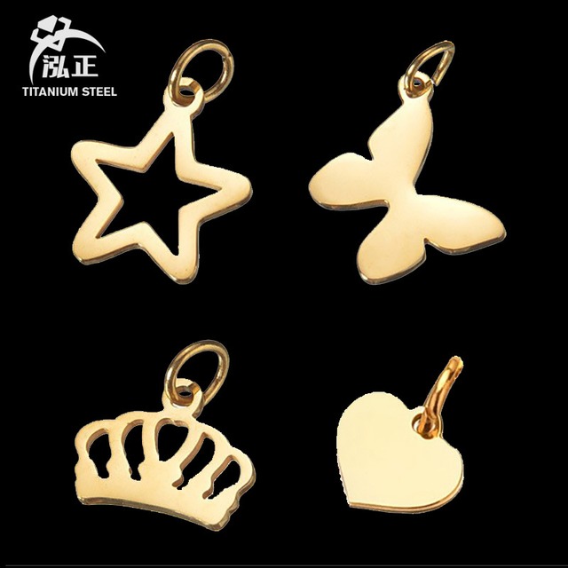 18k金メッキペンダントネックレス 各色展開