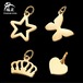 18k金メッキペンダントネックレス 各色展開