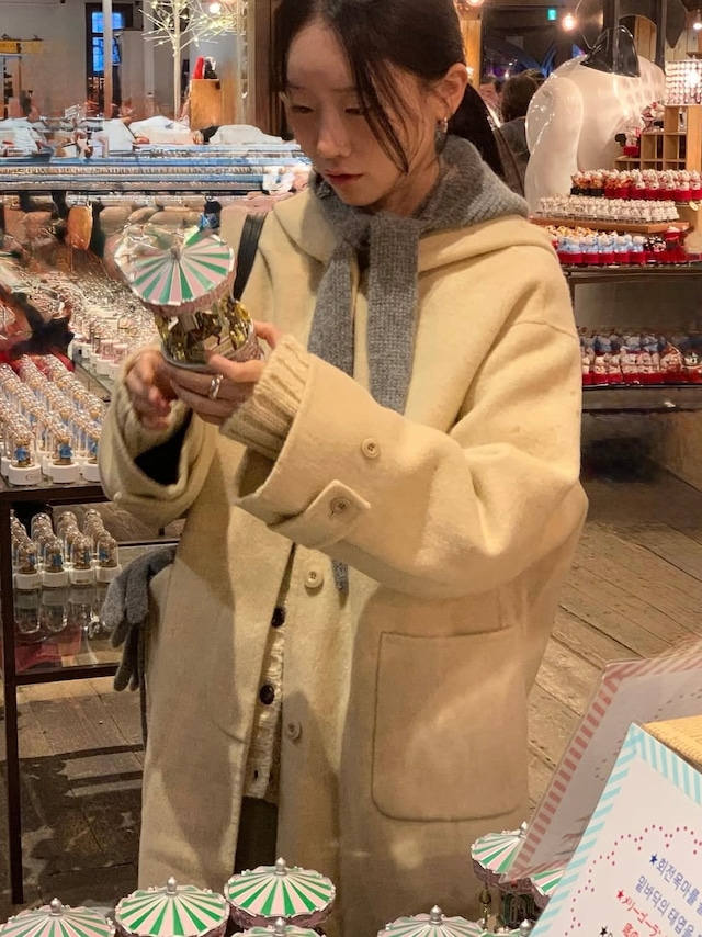 (予約) JINSIM / Suar hood coat 1color