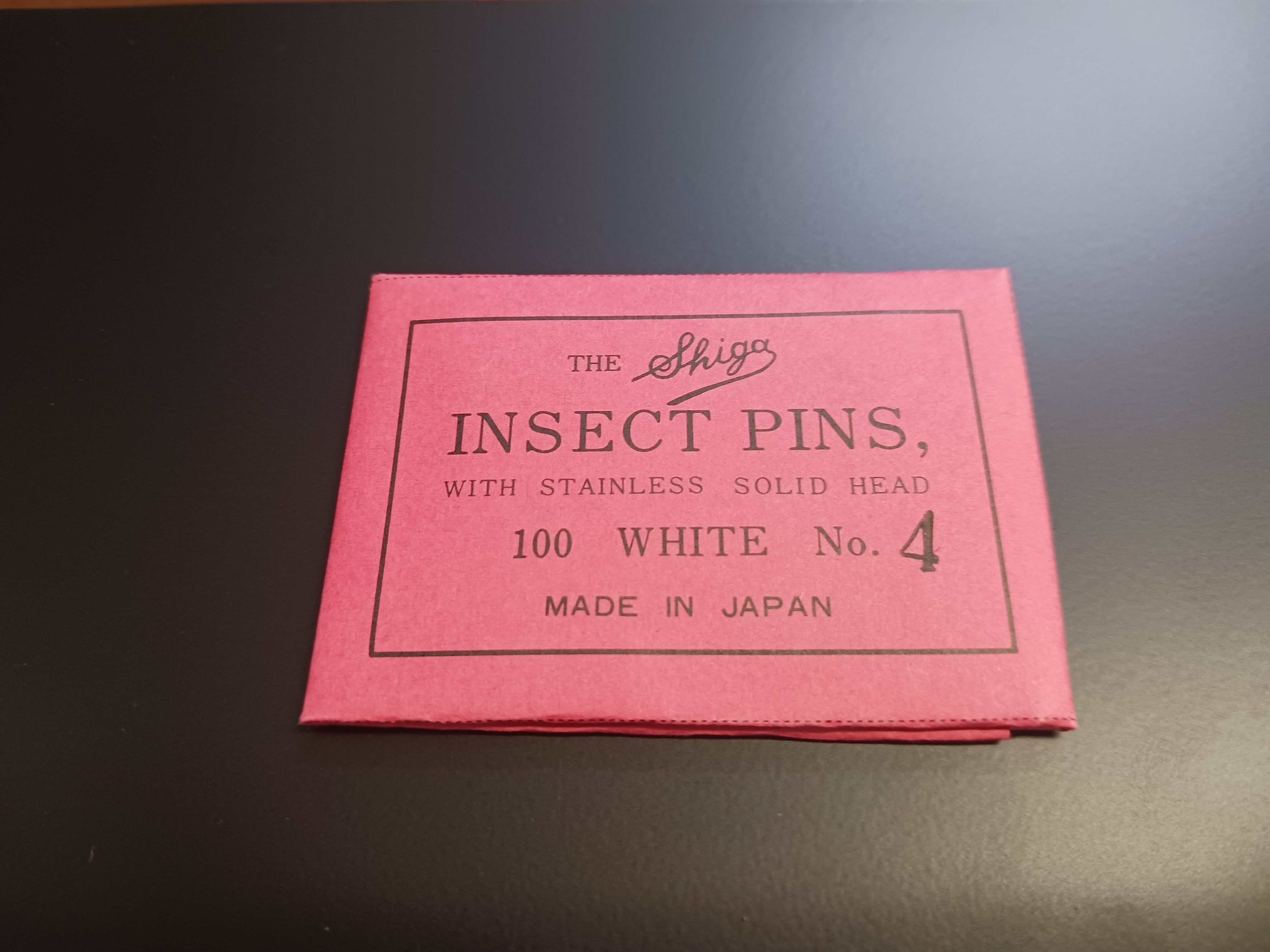 有頭シガ昆虫針 3号(最高級ステンレス製) 100本 | クワガタムシ