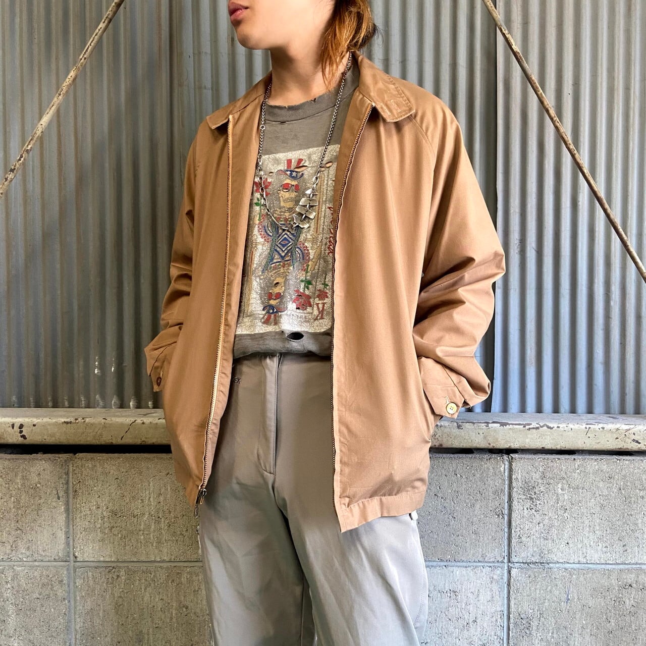 50s vintage campus レザージャケット