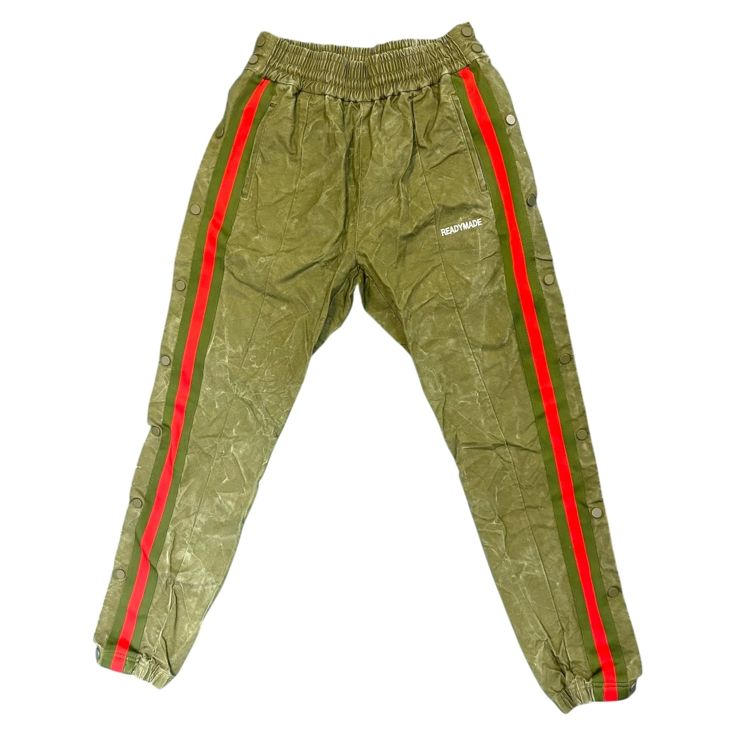 READYMADE】レディメイド SIDE SNAP TRACK PANTS サイドライン