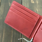 HORWEEN × レーデルオガワ ホースバット マネークリップ レッド