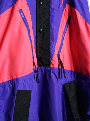 "Colombia" psychedelic coloring anorak parka