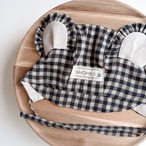 KOALA NIGHT GINGHAM｜タイプ：Bonnet / ツバ：Straight / 耳：Neutral